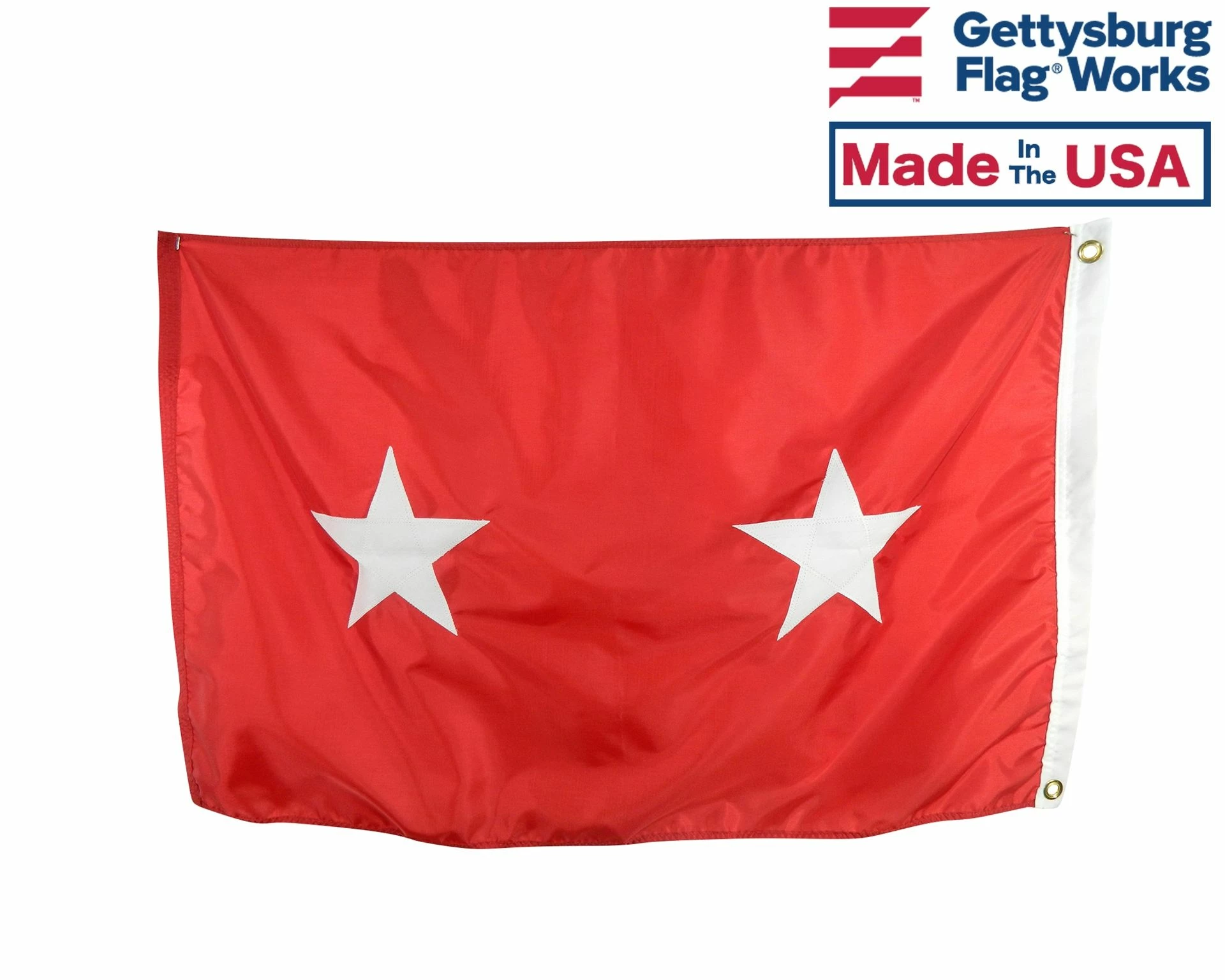 Army Major General (2 Star ) - Army Officer Outdoor Flags 2 Army Major General (2 Star ) - Army Officer Outdoor Flags - Image 2