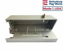 Cleat Cover Box With Lock -flag sale axbajbt0