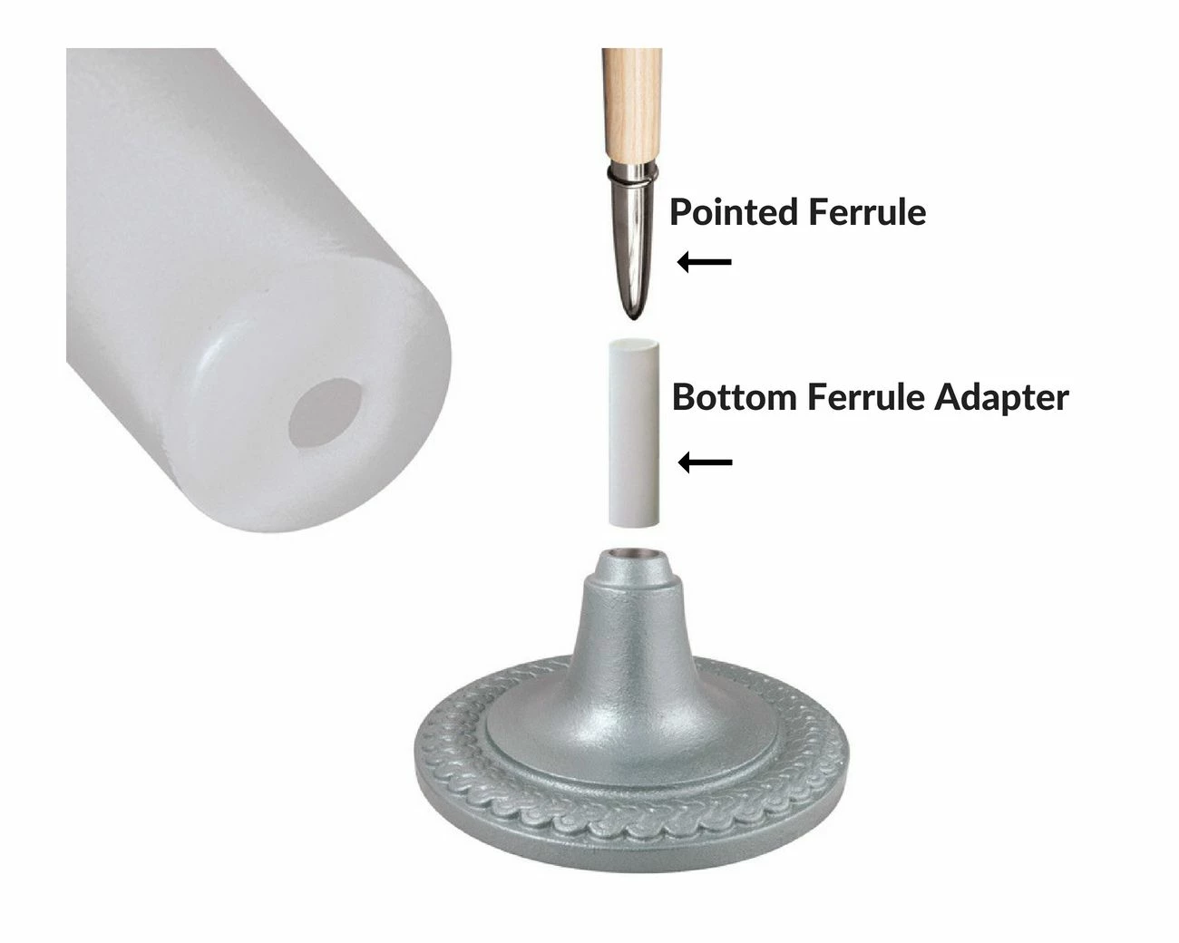 GUIDON STAND Bottom Ferrule Adapter 2 GUIDON STAND Bottom Ferrule Adapter - Image 2