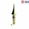 Square Gold Metal Spear Finial