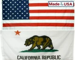 California & Battle-Tough® American Flag Combo Pack