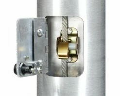 Easy Order Aluminum Flagpole-25', Internal Halyard -flag sale cam cleat 0600 installed 500x500 1