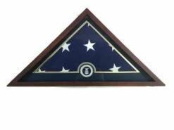 U.S. Flag Display Case With U.S. Air Force Medallion -flag sale case airforce front