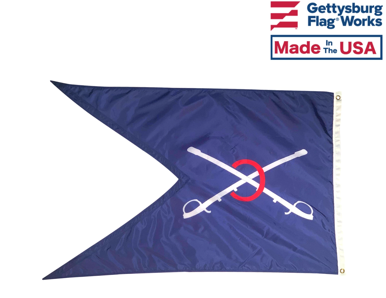 Cavalry HQ Guidon Flag (1863) - 3x5' 2 Cavalry HQ Guidon Flag (1863) - 3x5' - Image 2