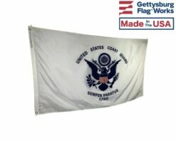 US Coast Guard Flag - Official Seal 10 US Coast Guard Flag - Official Seal -flag sale coast guard side