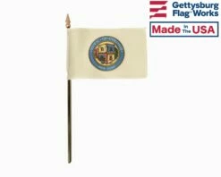 Town Of Colonie, NY Stick Flags