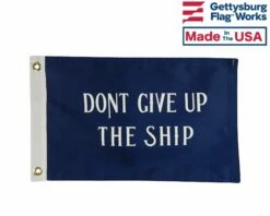 Commodore Perry 'Don't Give Up The Ship' Flag -flag sale commodore perry dont give up the ship 12x18