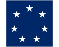 Sewn Confederate Jack Flag - 3x3' -flag sale confederate navy jack bi