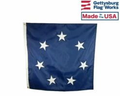 Sewn Confederate Jack Flag - 3x3'