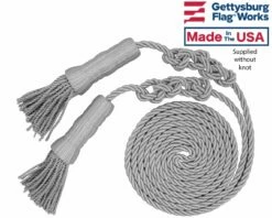Silver Cord & Tassel For 3x5' Flag
