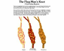 Flag-Man's Knot Service -flag sale cordtasselknotdiagram lg