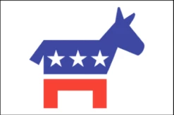 Democratic Flag - 3x5' 5 Democratic Flag - 3x5' -flag sale democrat