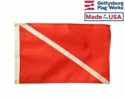 Diver Down Boat Flag - Scuba/Skin Diver Flag