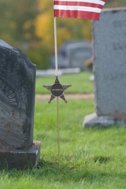 Veteran Star Grave Marker - Choose Options 16 Veteran Star Grave Marker - Choose Options -flag sale dsc 7084