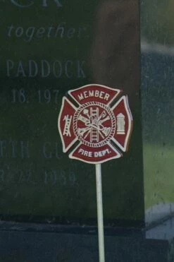 Fireman Grave Marker - Choose Options 13 Fireman Grave Marker - Choose Options -flag sale dsc 7180