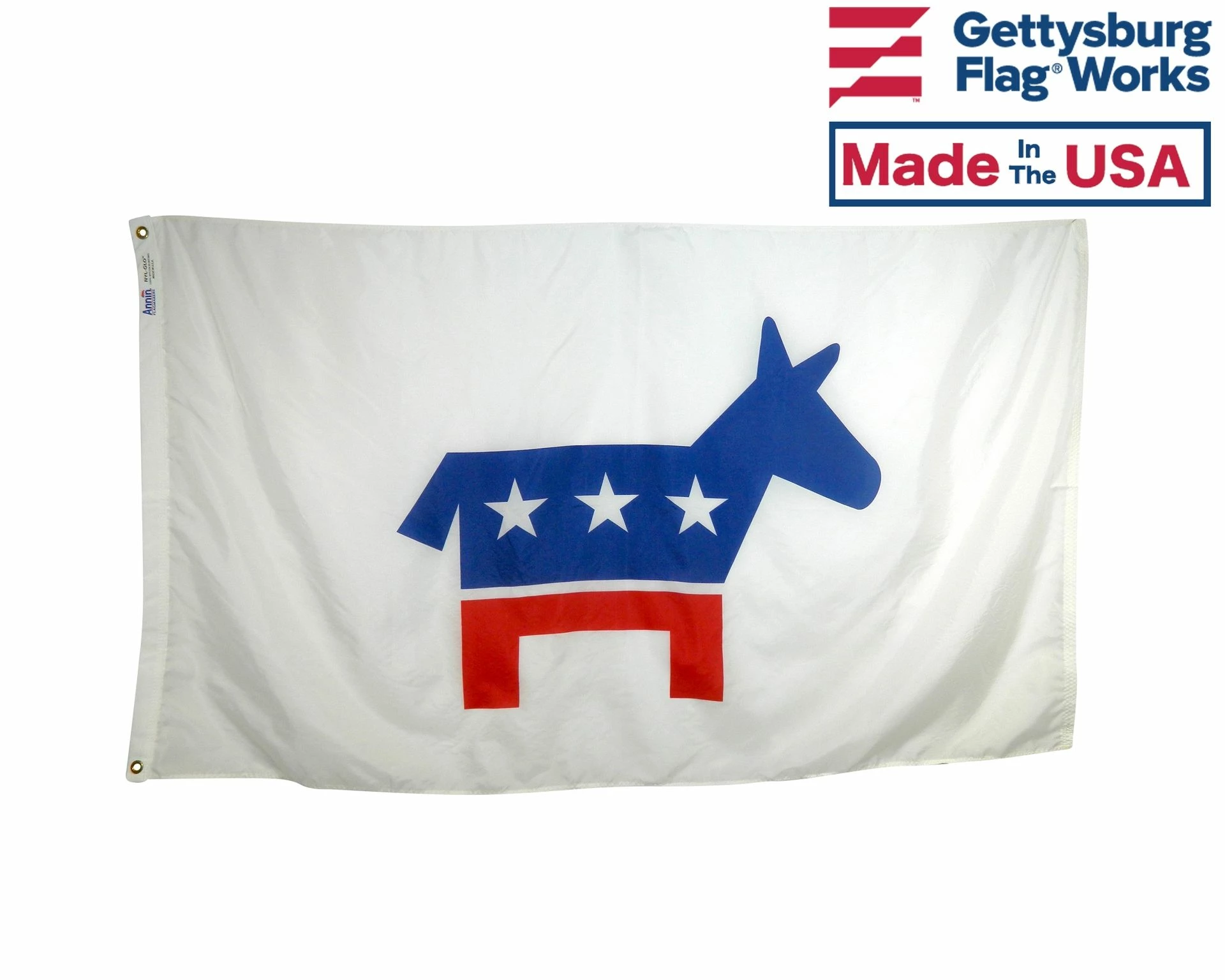 Democratic Flag - 3x5' 1 Democratic Flag - 3x5'
