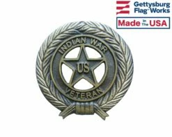 Indian War Veteran Bronze Grave Marker