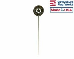 Indian War Veteran Bronze Grave Marker -flag sale dscn7468