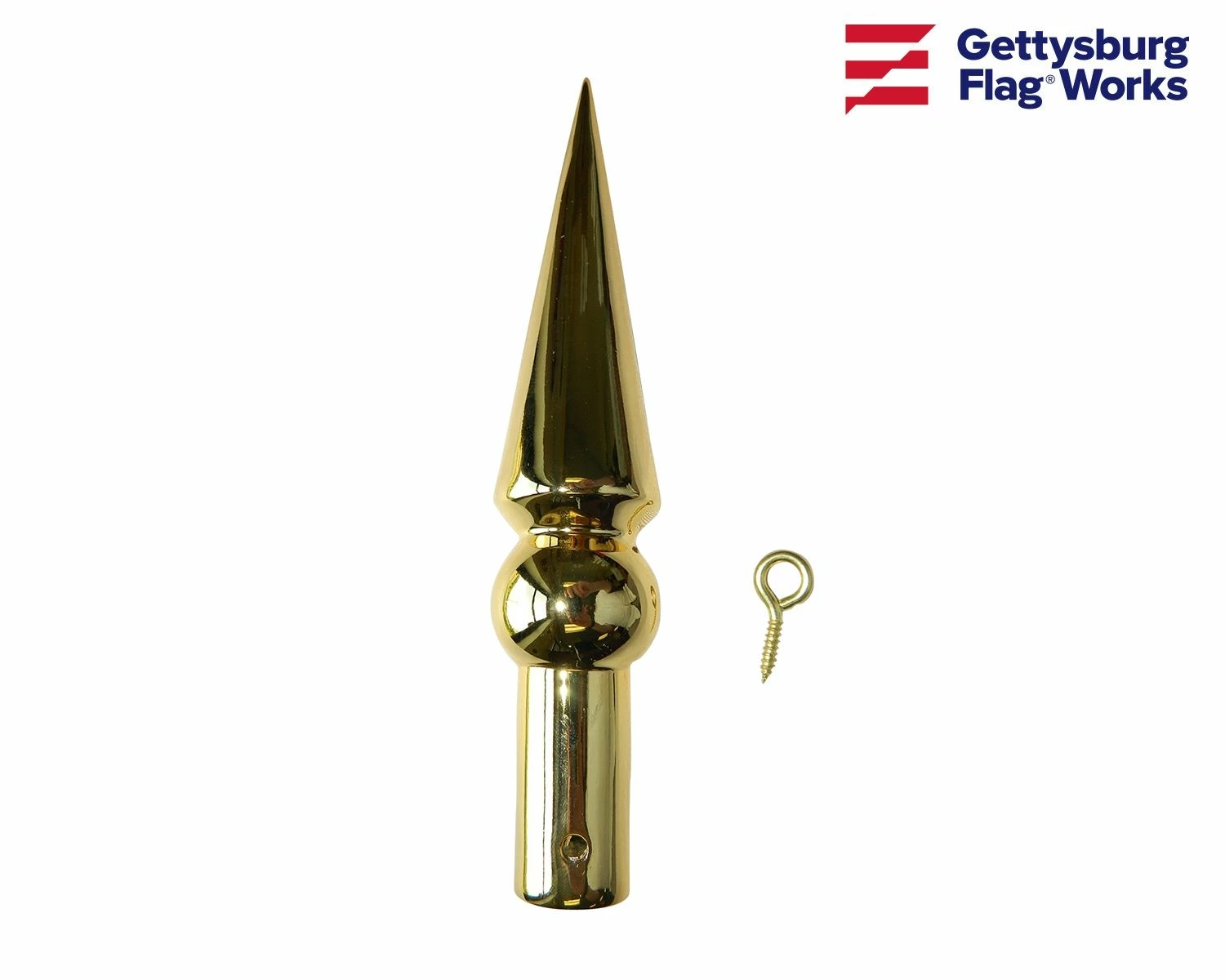 Round Spear Metal Finial - Choose Options 2 Round Spear Metal Finial - Choose Options - Image 2