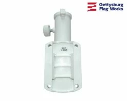 Flagpole Bracket 13 Position - White Nylon Plastic -flag sale dscn7588