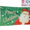 Merry Christmas Jolly Santa Flag - 3x5'