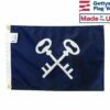 Quartermaster Nautical Officer Boat Flag - 12x18"