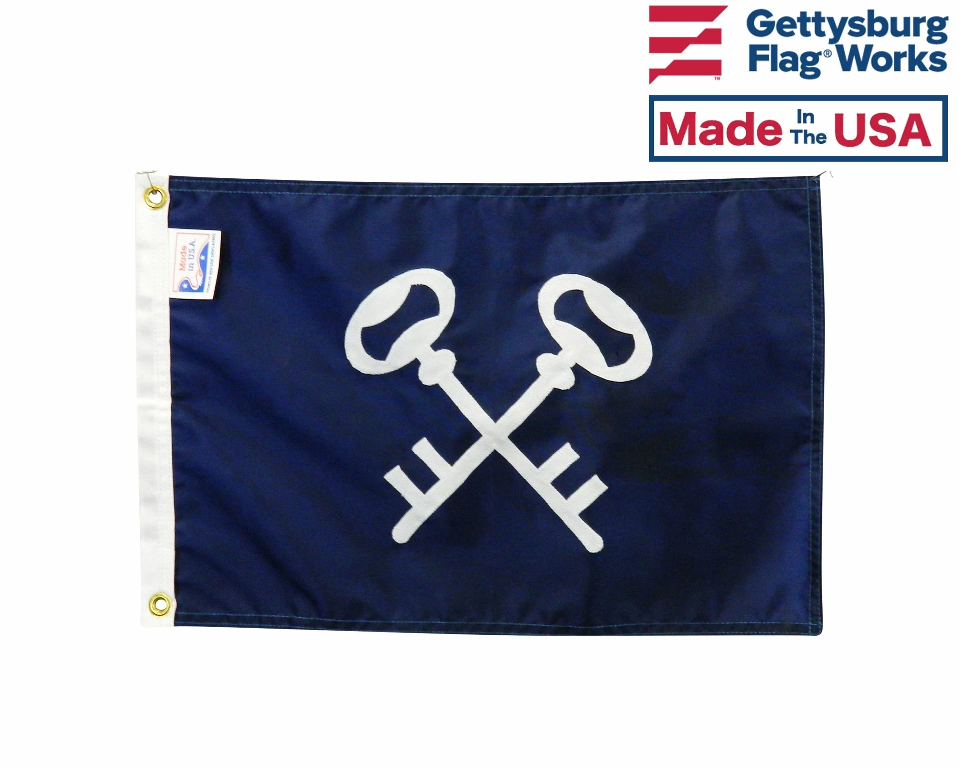 Quartermaster Nautical Officer Boat Flag - 12x18" 1 Quartermaster Nautical Officer Boat Flag - 12x18"