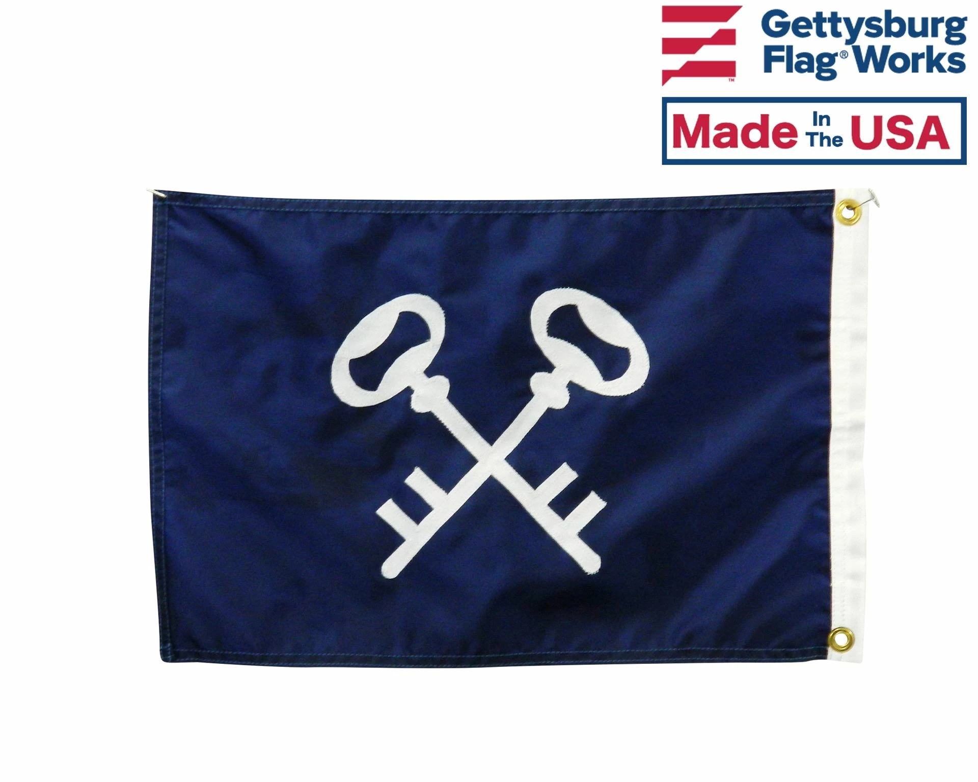 Quartermaster Nautical Officer Boat Flag - 12x18" 3 Quartermaster Nautical Officer Boat Flag - 12x18" - Image 3