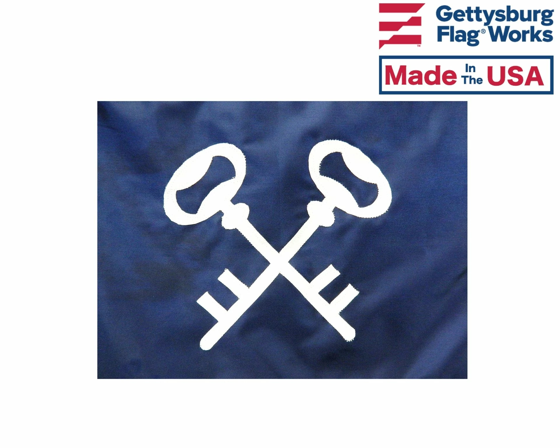 Quartermaster Nautical Officer Boat Flag - 12x18" 2 Quartermaster Nautical Officer Boat Flag - 12x18" - Image 2