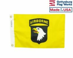 12x18" 101st Airborne (Yellow) Boat Flag