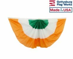 Ireland Pleated Fan Bunting, 3x6', Nylon