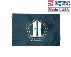 9/11 We Remember Motorcycle Flag