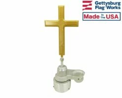 Christian Cross In-Ground Flag Pole Finial - Choose Options -flag sale dscn8407 1