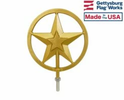 Texas Star In-Ground Flag Pole Finial