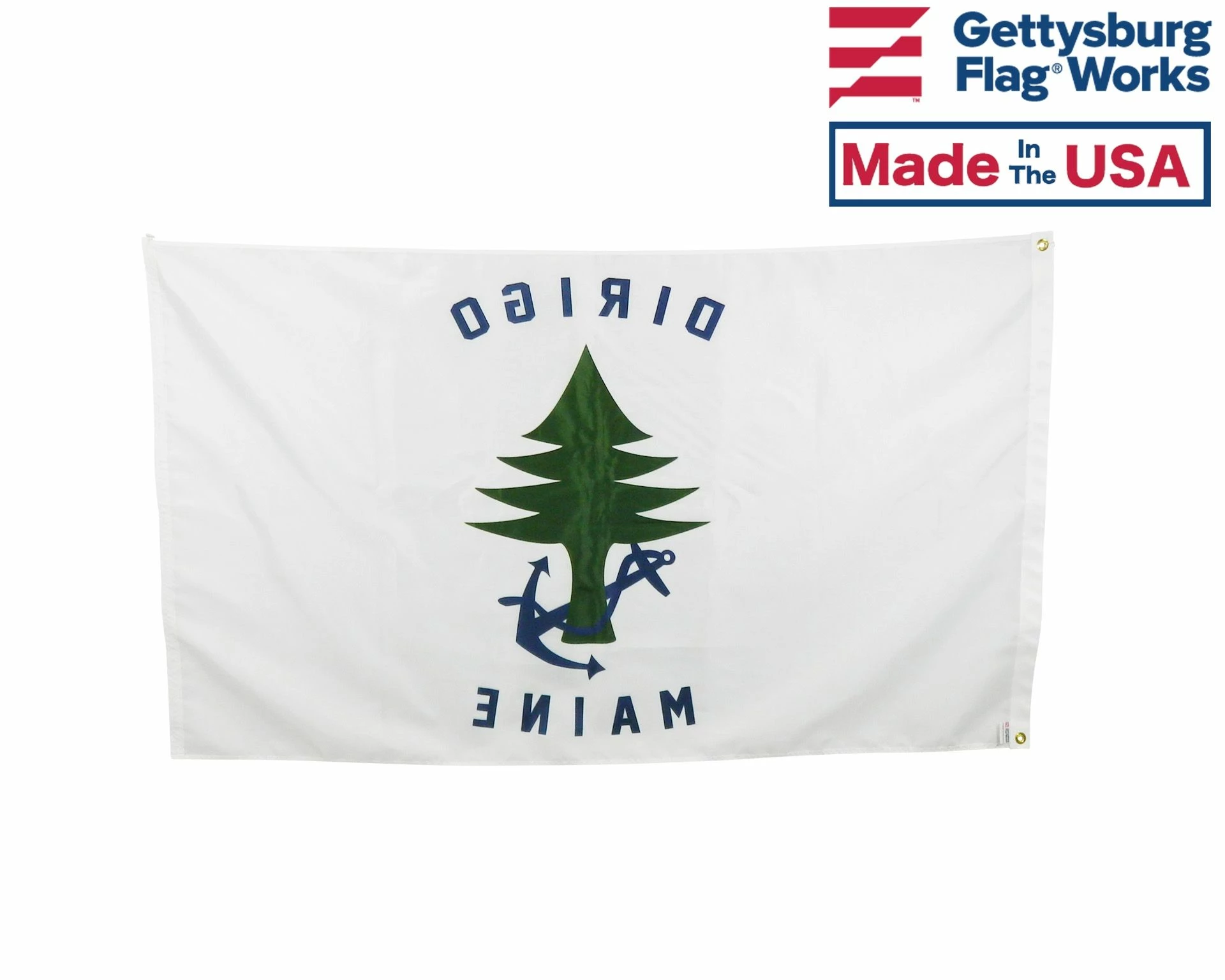 Dirigo - Maine Merchant & Marine Naval Ensign 2 Dirigo - Maine Merchant & Marine Naval Ensign - Image 2