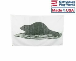 Original New York State Black Beaver Flag Of 1775