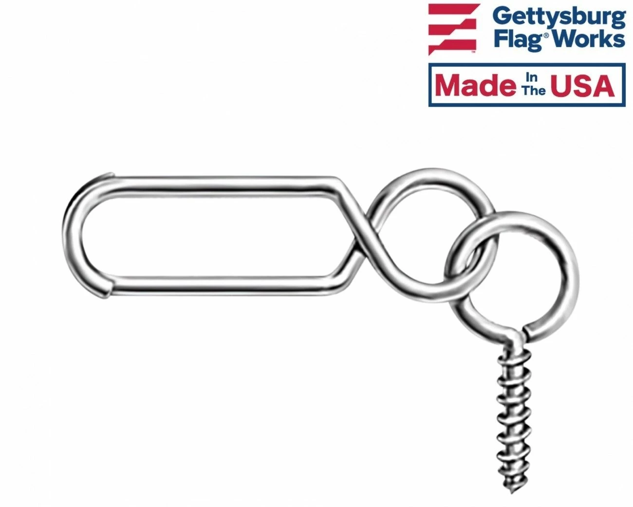 Stainless Steel Utility Boat Flag Skipper Clips 1 Stainless Steel Utility Boat Flag Skipper Clips