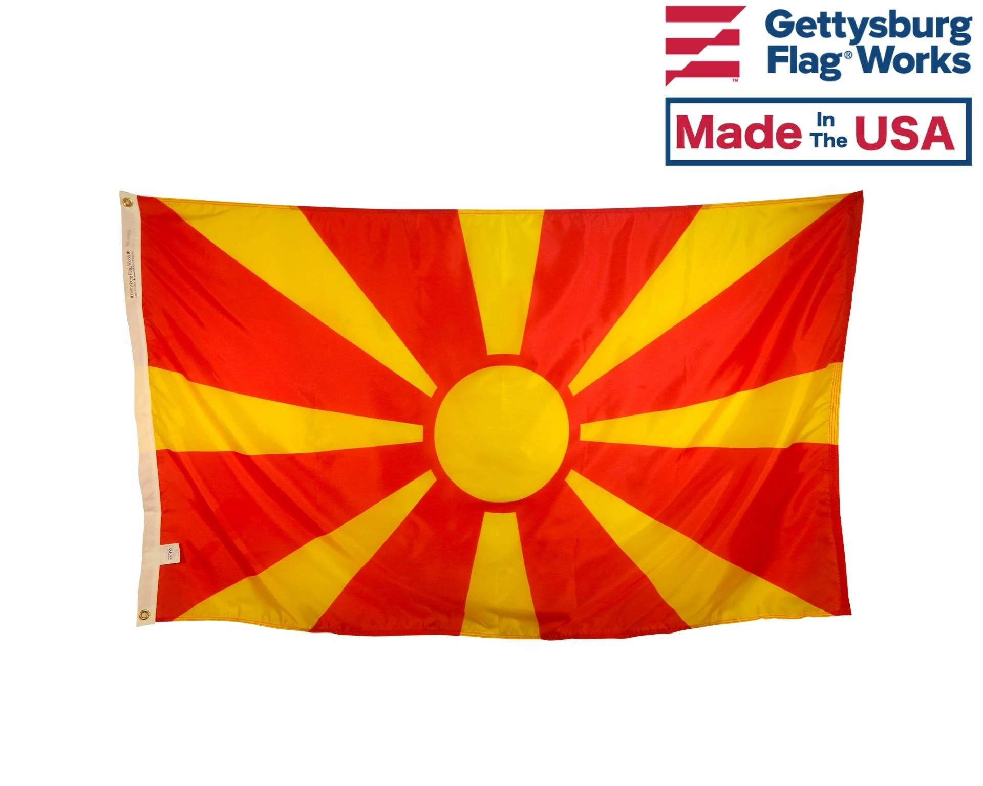 North Macedonia Flag (Formerly Republic Of Macedonia) 1 North Macedonia Flag (Formerly Republic Of Macedonia)
