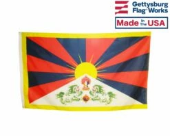 Flag Of Tibet - Tibetan Snow Lion Flag