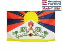 Flag Of Tibet - Tibetan Snow Lion Flag -flag sale dscn9827