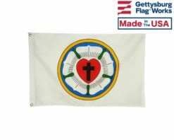 Lutheran Rose Flag