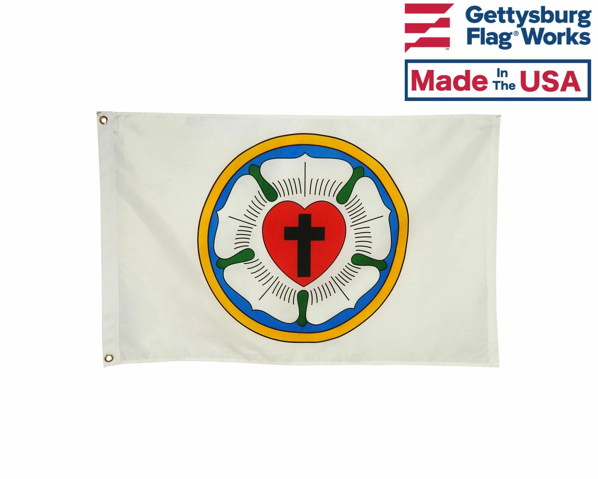 Lutheran Rose Flag 1 Lutheran Rose Flag