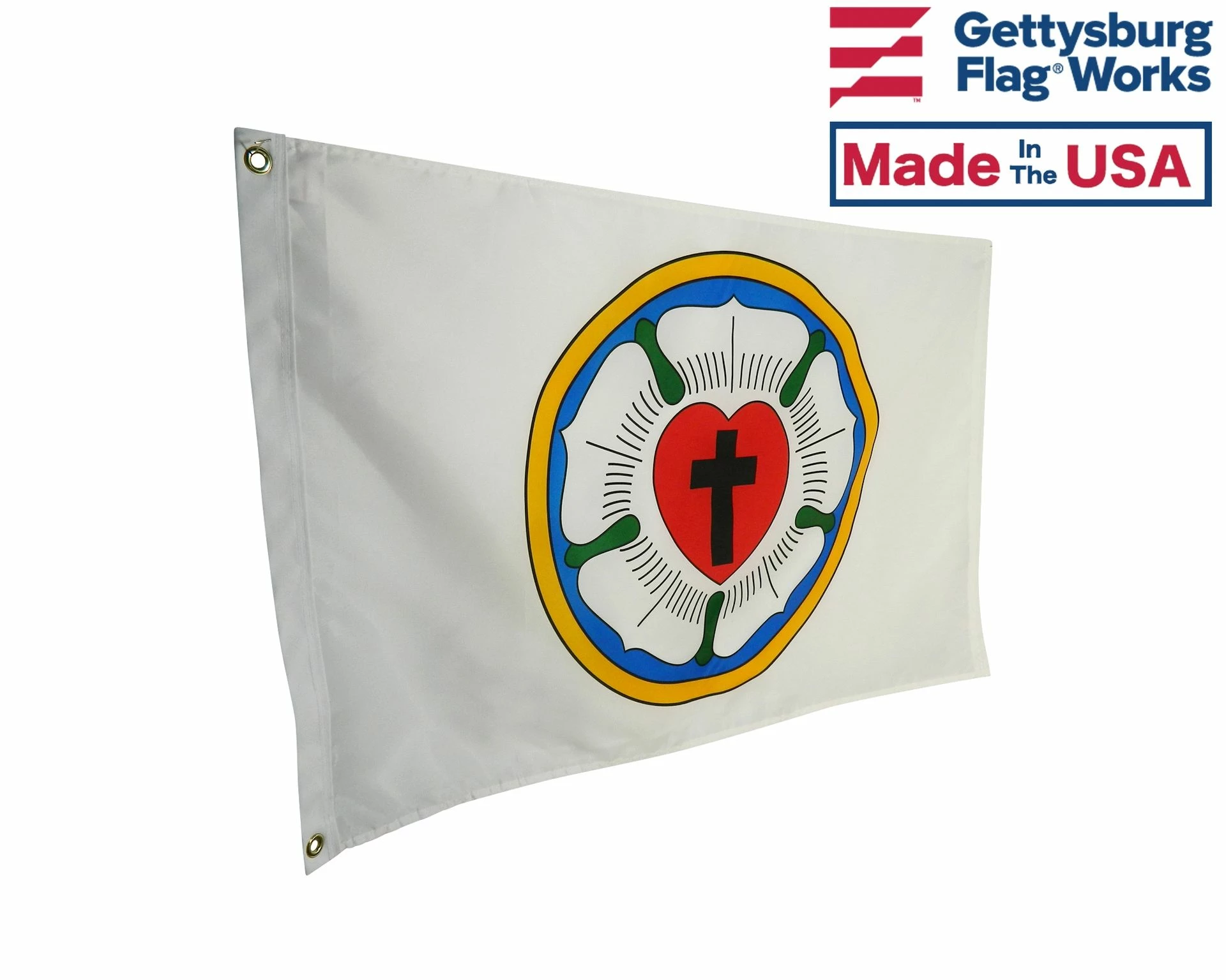 Lutheran Rose Flag 3 Lutheran Rose Flag - Image 3