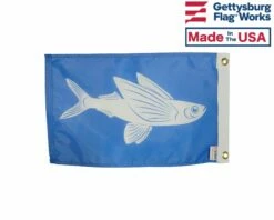 Flying Fish Flag-12x18" -flag sale dscn9864