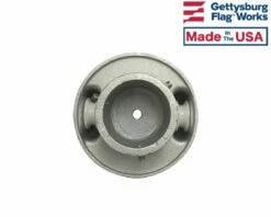 Cap Style Stationary Flagpole Truck With Double Pulley -flag sale e340040 3 copy