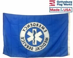 EMS Flag - 3x5' -flag sale ems flag back