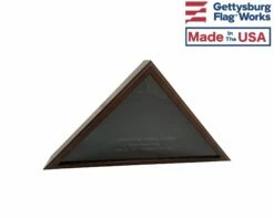Engraved Memorial Flag Case - "Veteran Engraved" -flag sale engraved memorial case coffey