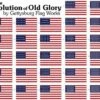 Historical American Stick Flag Set - 4x6"
