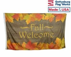 Fall Welcome Flag - 3x5'