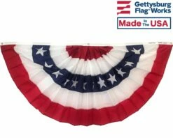 Patriotic Pleated Fan (Stars & Stripes)